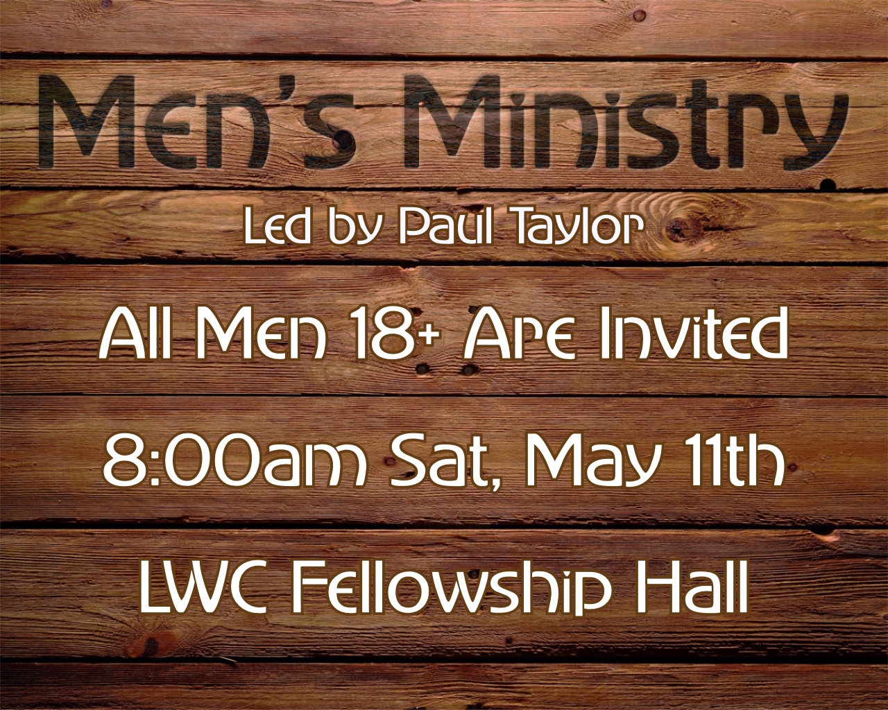 LWC Men's Ministry