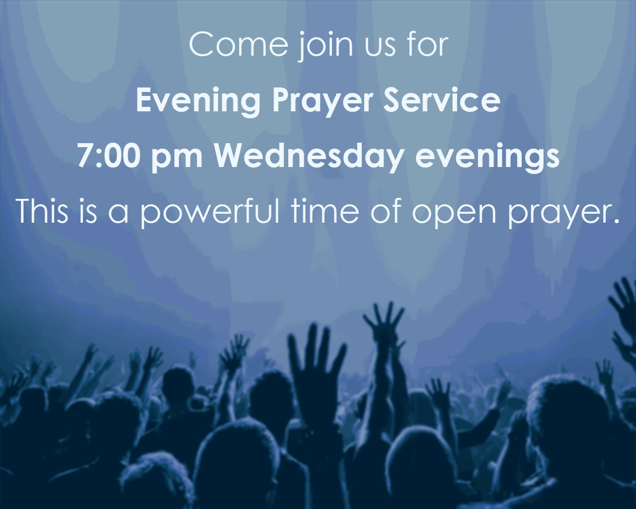 Wednesday Prayer Service